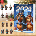 Dachshund Advent Calendar 2024 – 24 Days Christmas Countdown with Funny Figures for Dog Lovers