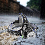 Sporty shimmering spotlights for the outdoors
