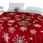 Christmas Double Sided Snowman Gingerbread Throw