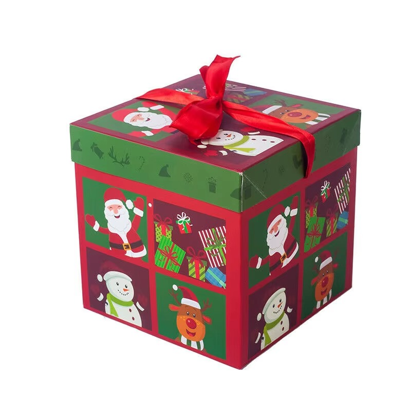 8 Piece Christmas Gift Box Set for Cookies Candy and Holiday Treats