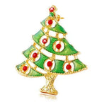 Glaciara Kerstboom Broche – Multicolor Strass Broche voor Vrouwen, Feestelijke Accessoire & Elegant Cadeau