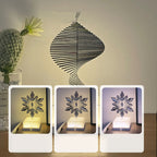 Rotating ambient light made of metal