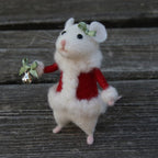 Felt Mouse Halloween Ornament