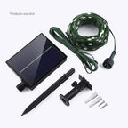 Solar String Lights 100M LumiSol ProLine | 8 Modes | IP65 Waterproof | Extra Bright LEDs | Remote Control & Fast Charging | For Garden, Wedding & Christmas