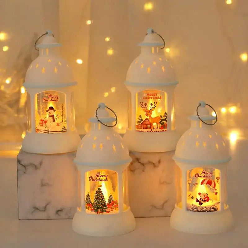 SantaGlow - LED lanterns with Santa Claus motif for a festive and cozy Christmas atmosphere
