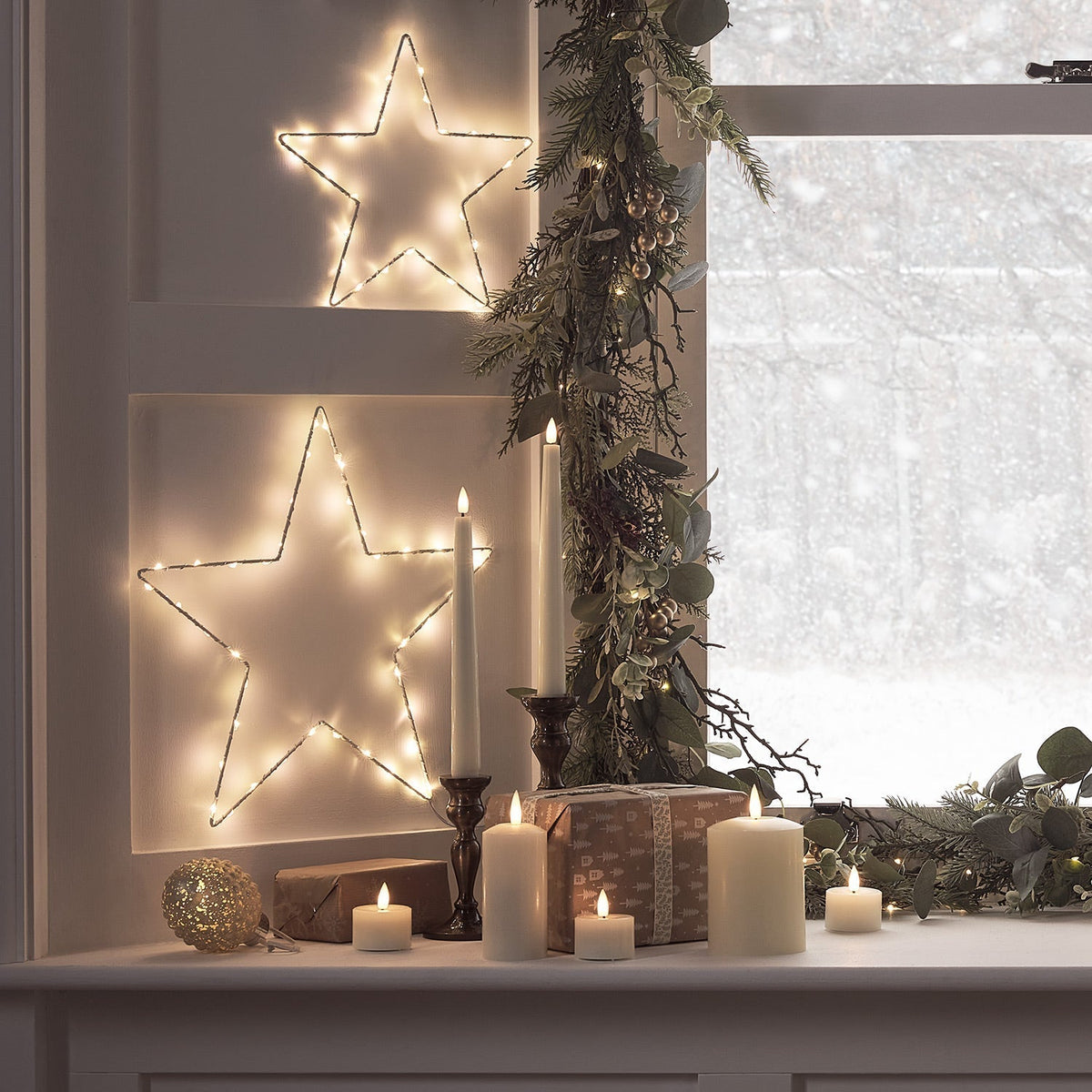 Christmas Decorations Star Light Display