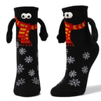 Magnetic Socks Winter Edition Couple Hand in Hand Socks