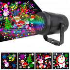 LED Christmas Projector Snowflakes Light Show – Waterproof Outdoor Lamp with 16 Patterns