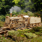 Puzzle Model Mechanical Made of Wood Super