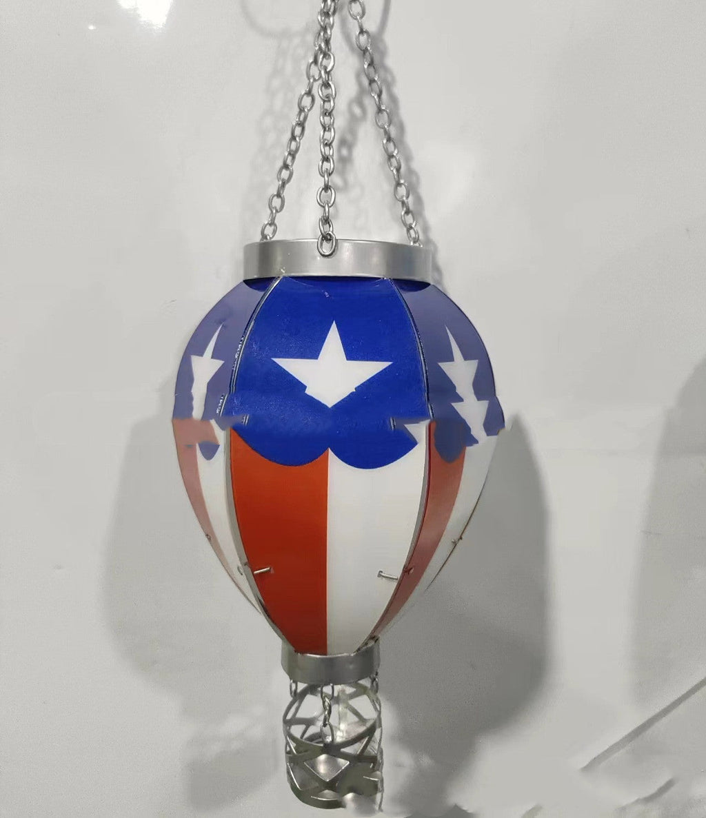 Christmas Solar Hot Air Balloon Lantern Outdoor