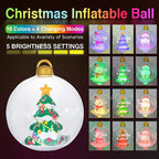 Inflatable Outdoor Christmas Ball With Lights (LED)