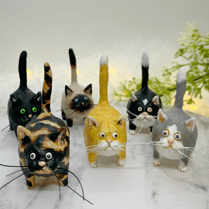 Handmade, Unique Cat Christmas Ornament