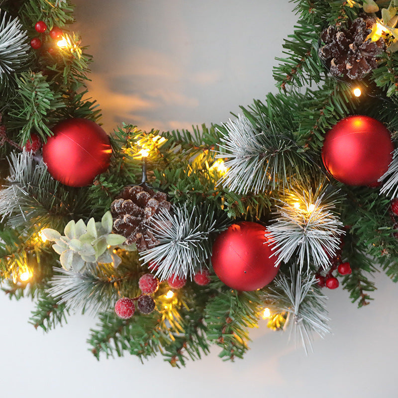 30CM & 40CM Christmas Wreath Hanging Decoration