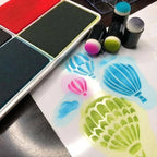 DIY set for finger painting with sponge