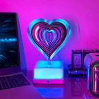 Rotating ambient light made of metal
