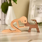 Pet Lover - Wooden Sculpture Table Ornaments