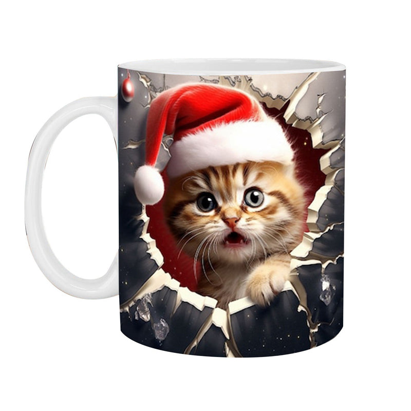 3D Christmas Snowman Mug