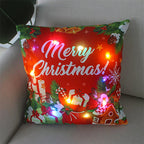 Kerst LED Kussensloop – Decoratieve Kussensloop met Verlichting voor Feestelijke Sfeer