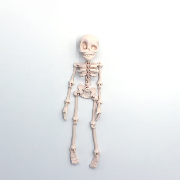 3D printed vintage skeleton magnetic figure