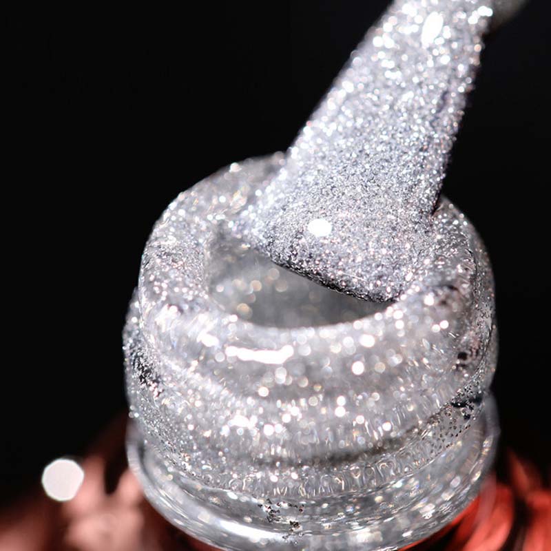 High density glitter nail gel polish