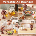High quality heat resistant natural wood placemats and coasters