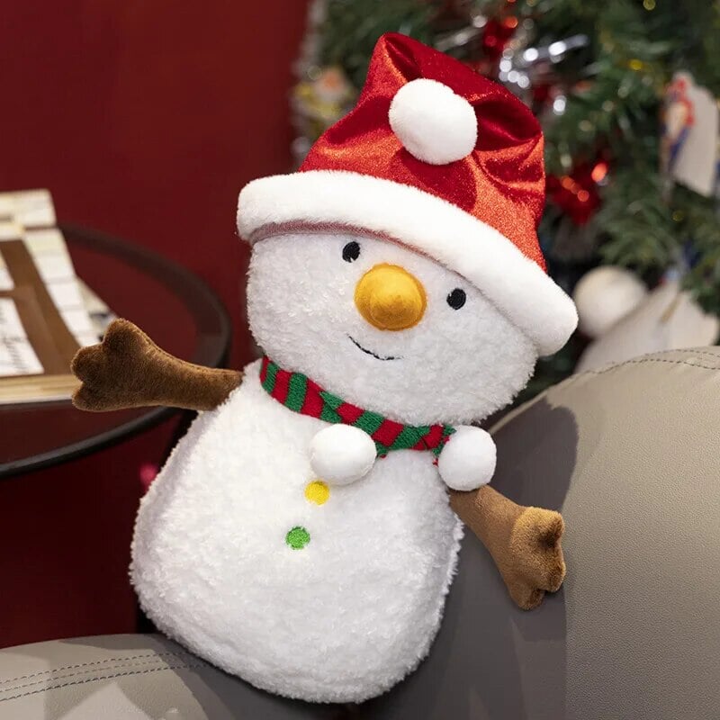 Kawaii Christmas Snow Man Gingerbread Man Plushies