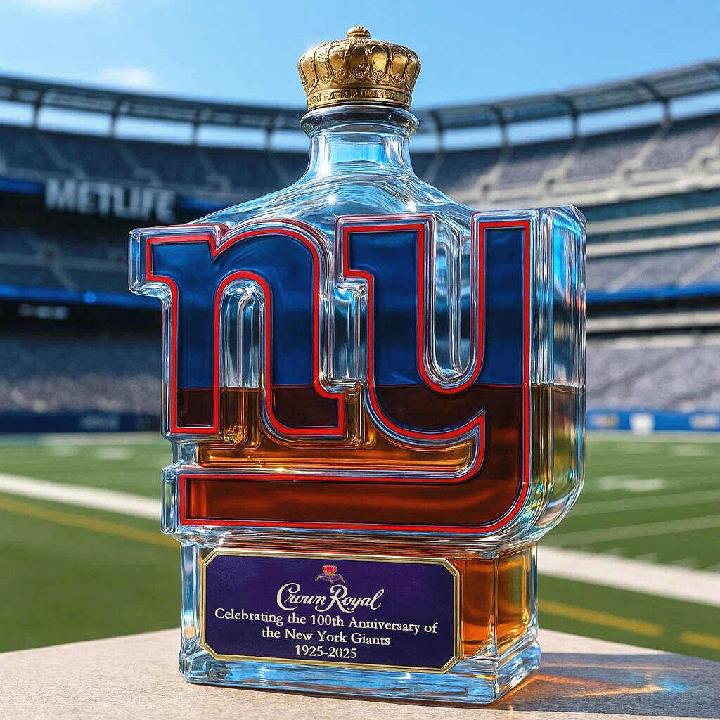 New York Giants 100th Anniversary Whisky Collector's Edition Bottle