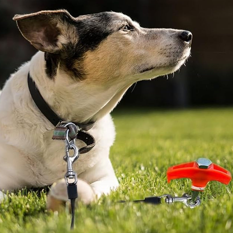 Rotatable tent pegs with thread