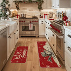 Vloermat met Kerstthema – Gingerbread Man Ontwerp voor Keuken of Voordeur