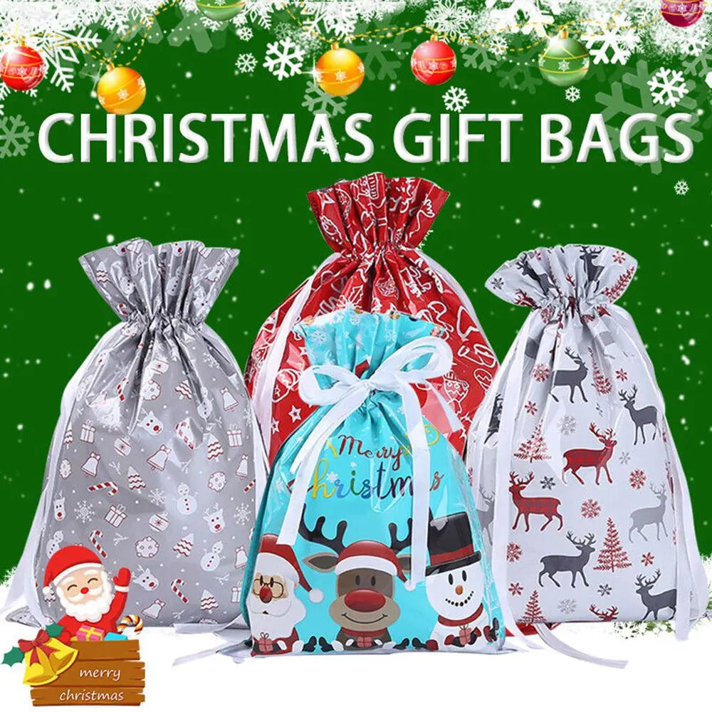 Drawstring Gift Wrapping Bags 5Pcs