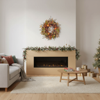 Autumn wreath with pumpkins | Door wreath for Halloween and Christmas