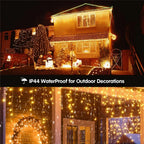 Icicle Light Curtain | LED Christmas Decoration Outdoor