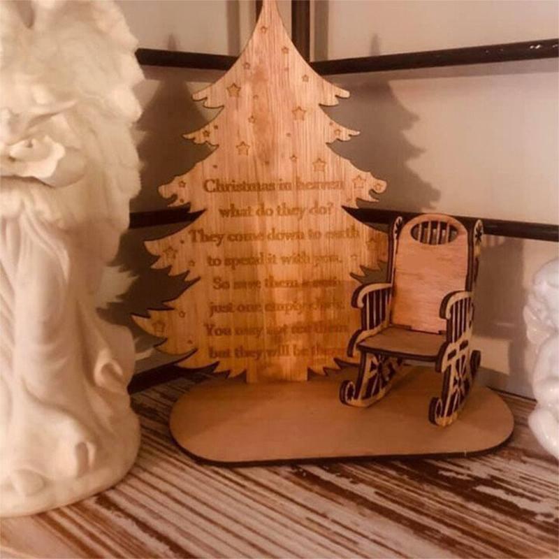 Christmas decoration made of wood