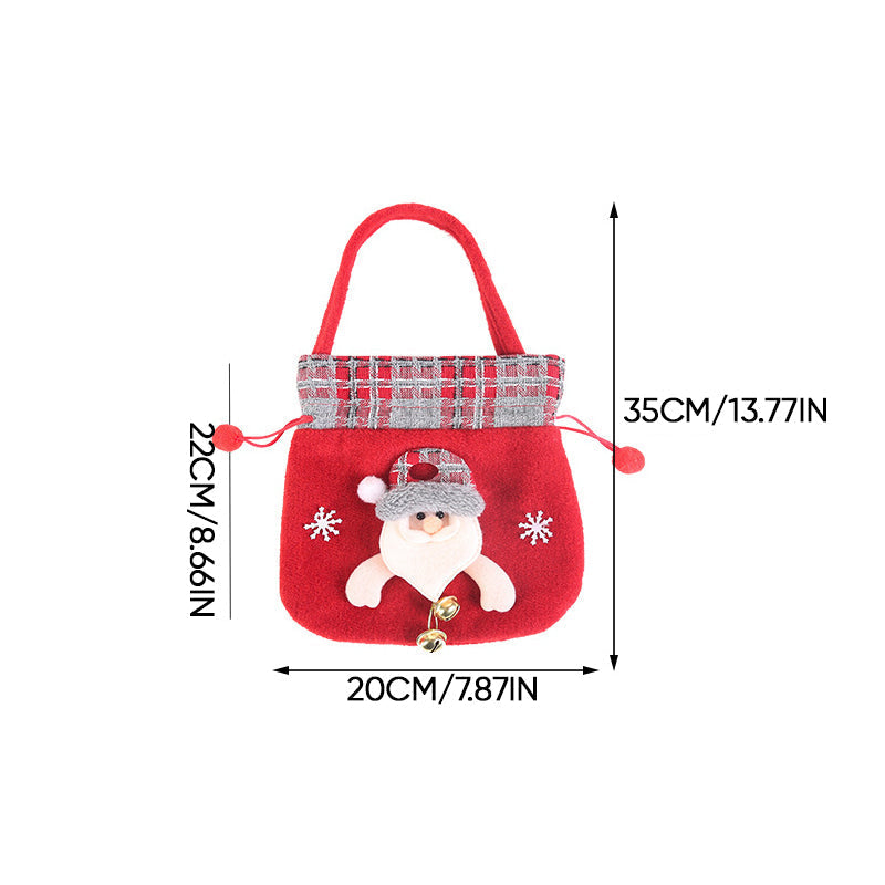 Christmas gift bag zipper design