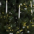 LED candle set without flame for Christmas trees & festive decorations