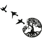 Black Metal Wall Art Home Decor