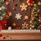 Wooden Santa Claus Climbing Ladder Countdown