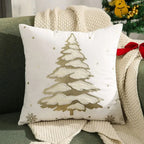 Velvet Christmas Tree Decorative Cushion Cover