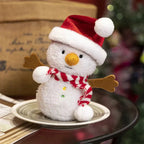 Kawaii Christmas Snow Man Gingerbread Man Plushies