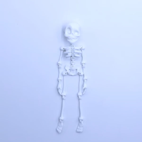 3D printed vintage skeleton magnetic figure