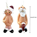 🎄Santa Claus Pendant Resin Christmas Tree Hanging Decoration
