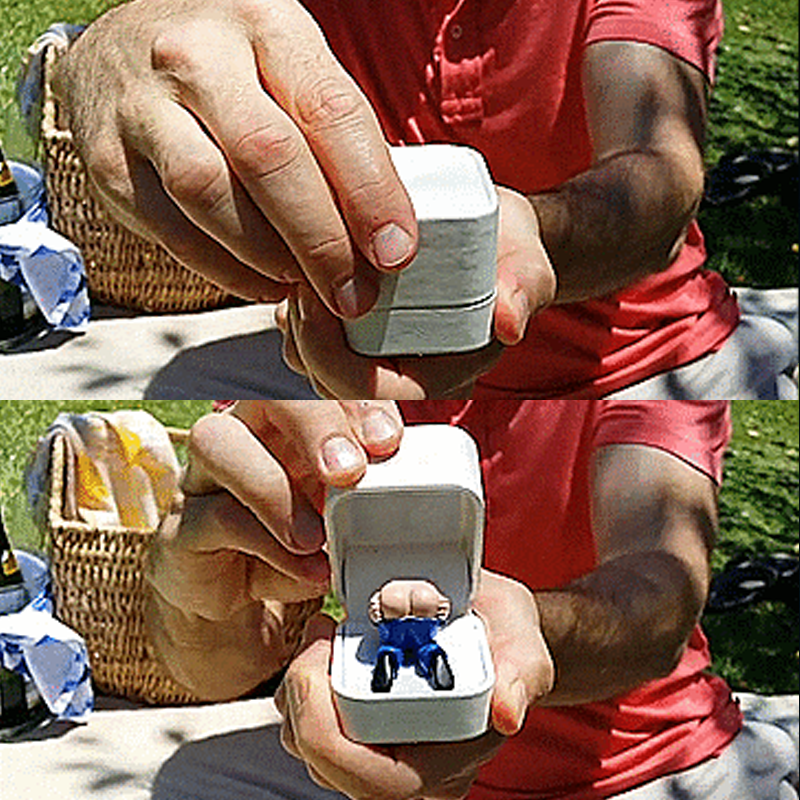 Farting Butt Engagement Ring Box