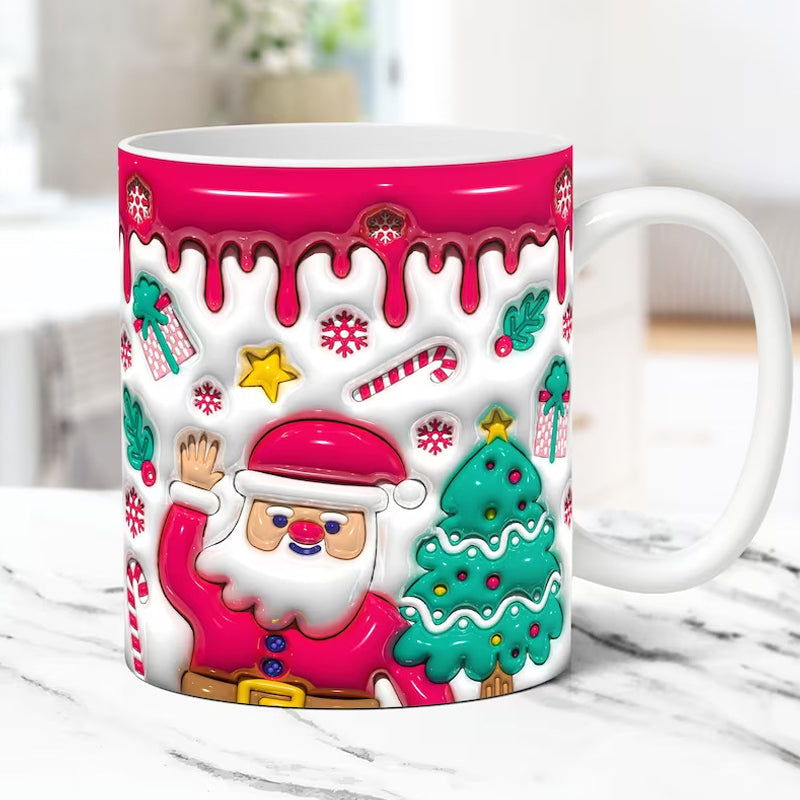 3D Christmas Inflated Mug Wrap
