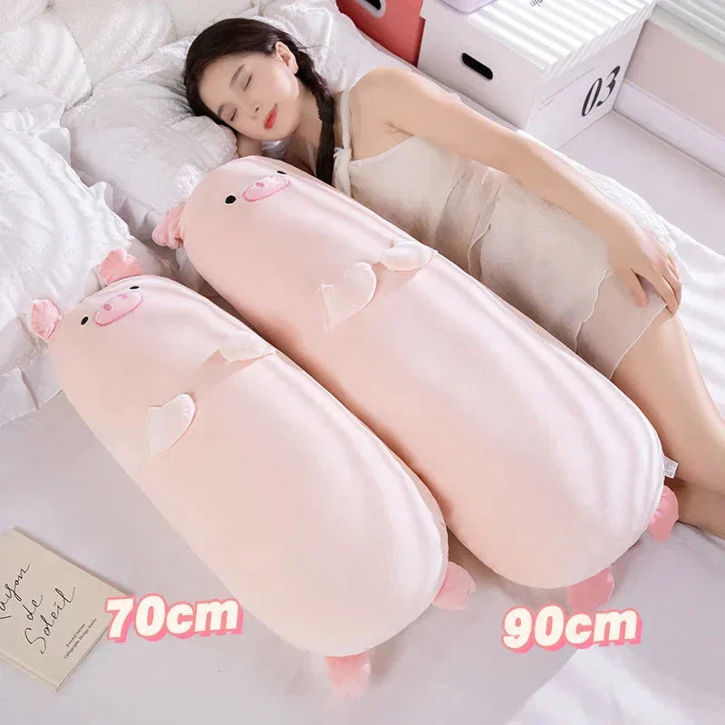 Long Snuggle Buddies Capybara Alpaca Pig Plushie