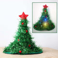 Festive Christmas Tree Hat - Holiday Theme Hat, Santa Hats