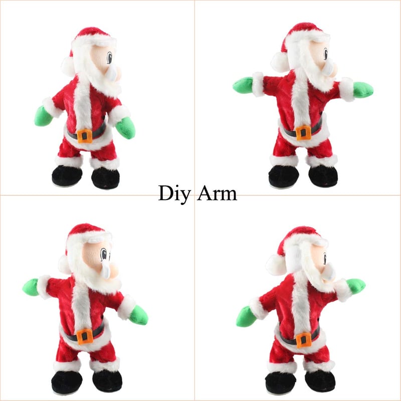 Dancing Singing Santa Decoration | Animated Christmas Figure | Plays Festive Songs | Fun Holiday Gift Idea