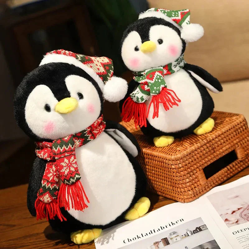 Kawaii Christmas Penguin Plushie