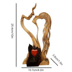 Wood decorations ornaments love forever