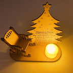 Christmas decoration made of wood