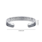 To My Daughter Proud of You Love Dad Bracelet